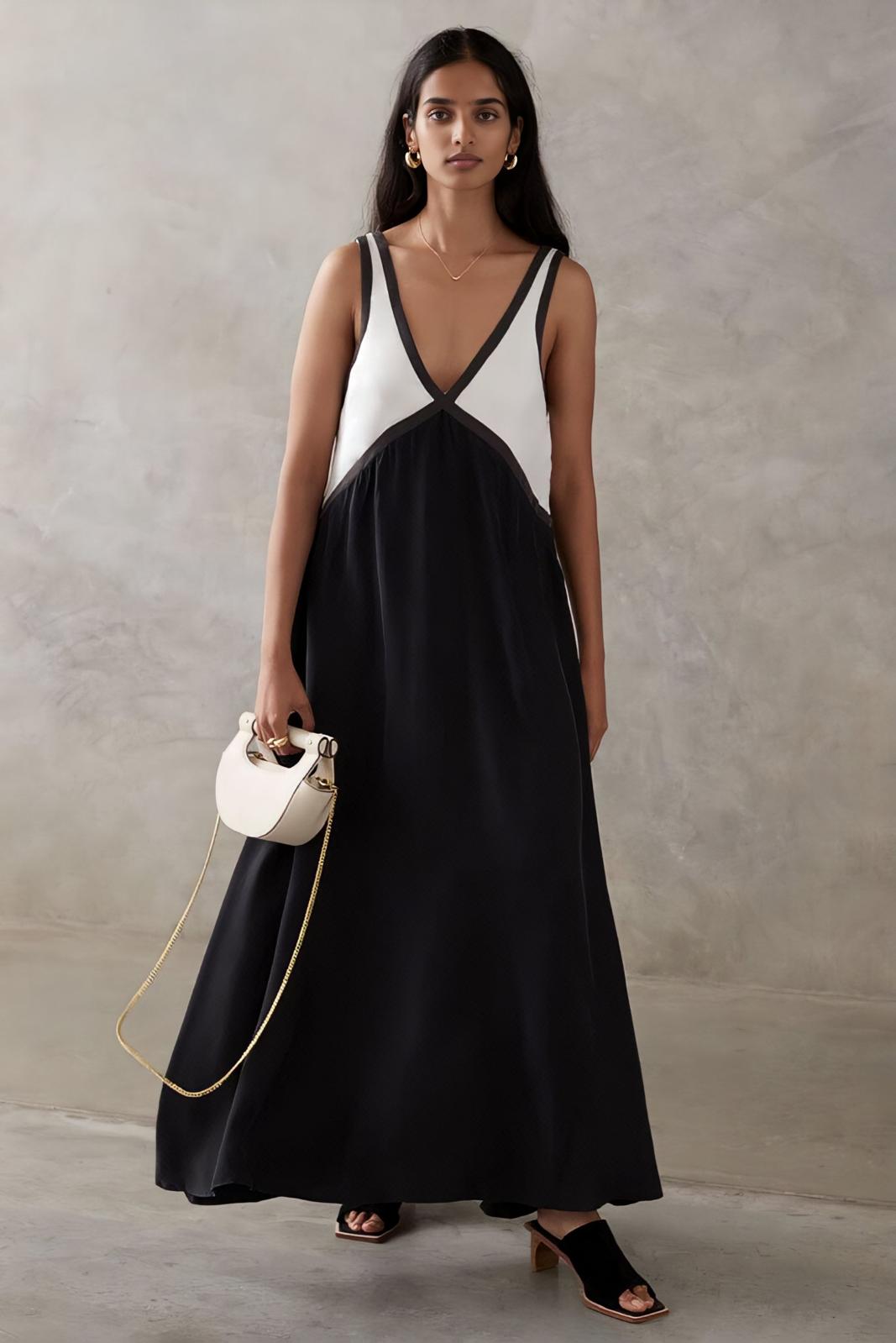 Elena - Ärmelloses Midi-Kleid