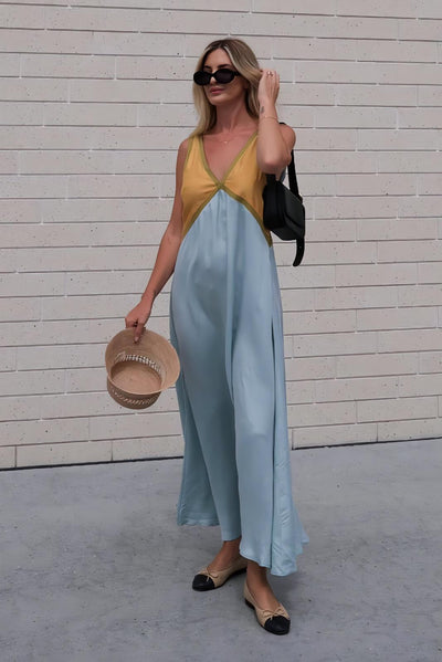 Elena - Ärmelloses Midi-Kleid