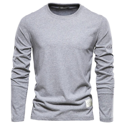CLAUDIUS I LÄSSIGES LANGARM-T-SHIRT