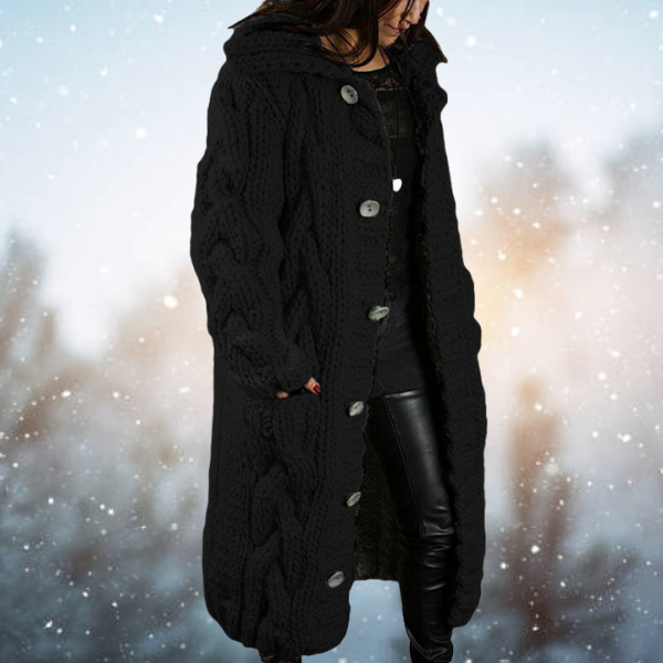 Bella | Eleganter Intrecciato Cardigan für Damen