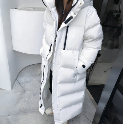 Akazie - Stilvolle und Winddichte Lange Jacke für Frauen