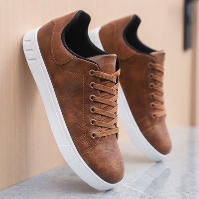 YORWIN I VINTAGE LEDER SPORTSCHUHE