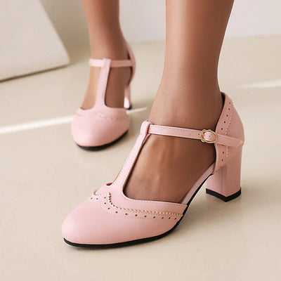 ALISSA – T Riemchen High Heels