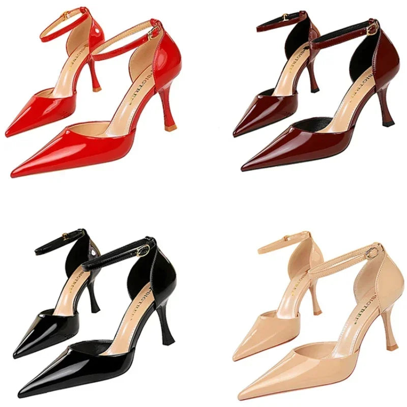 NADIA – High Heels mit Knöchelriemen