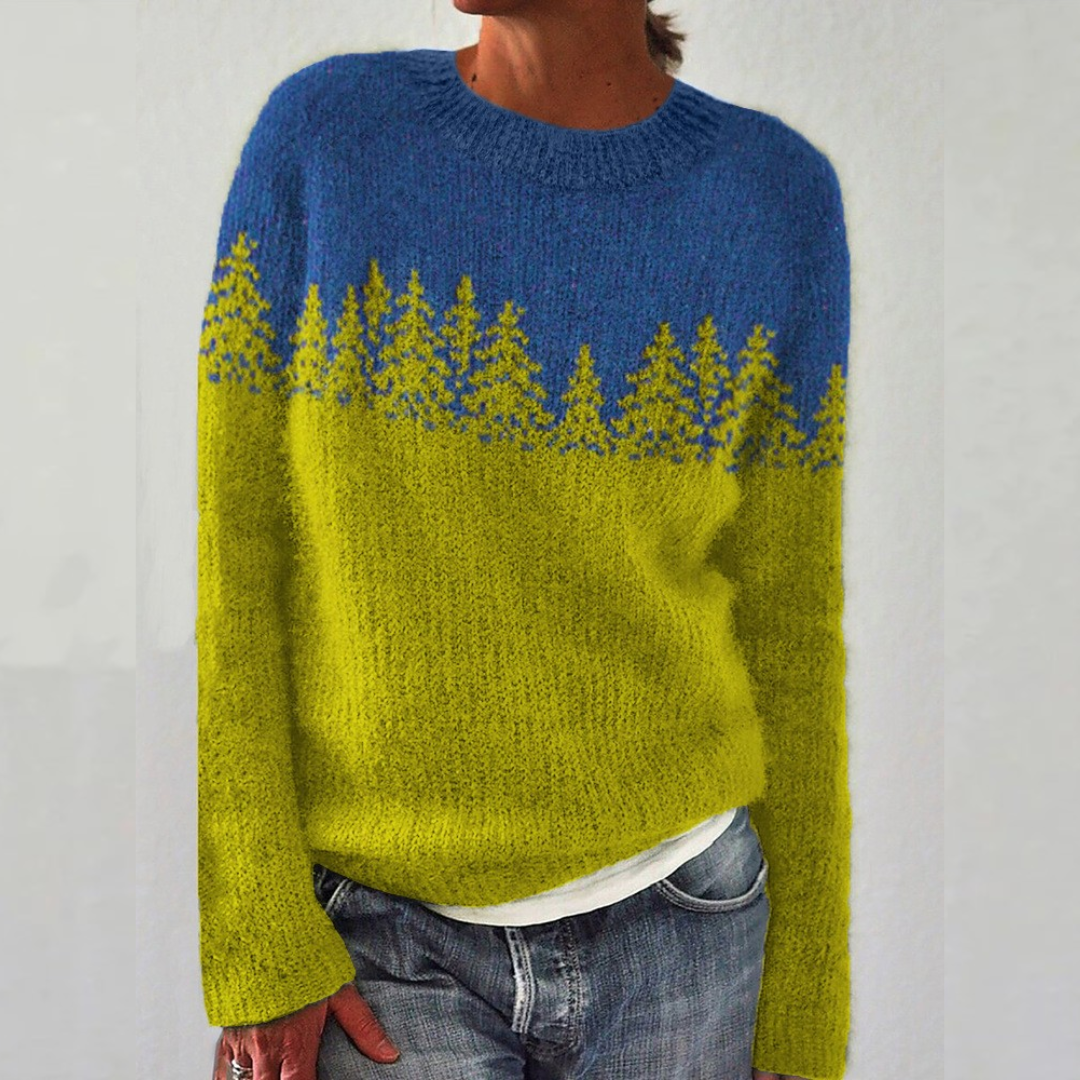 Silvia | Stilvoller Retro-Pullover