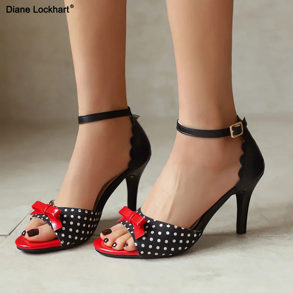 MELINA – Peeptoe-High Heels mit Knöchelriemen