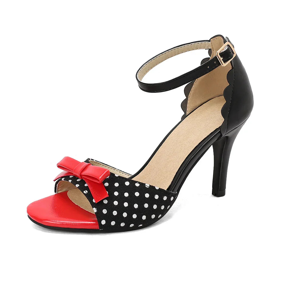 MELINA – Peeptoe-High Heels mit Knöchelriemen