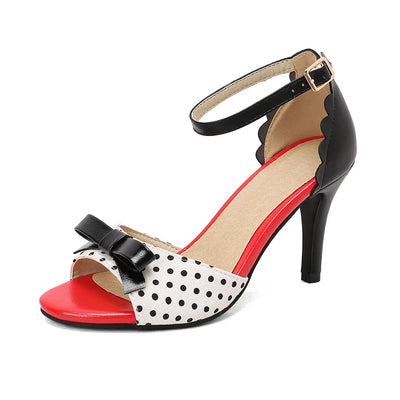 MELINA – Peeptoe-High Heels mit Knöchelriemen