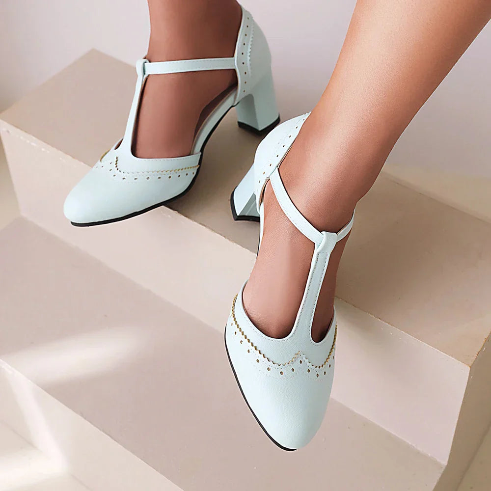 ALISSA – T Riemchen High Heels