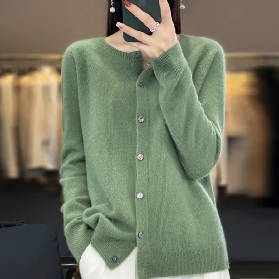Angelika | Merinowolle Cardigans
