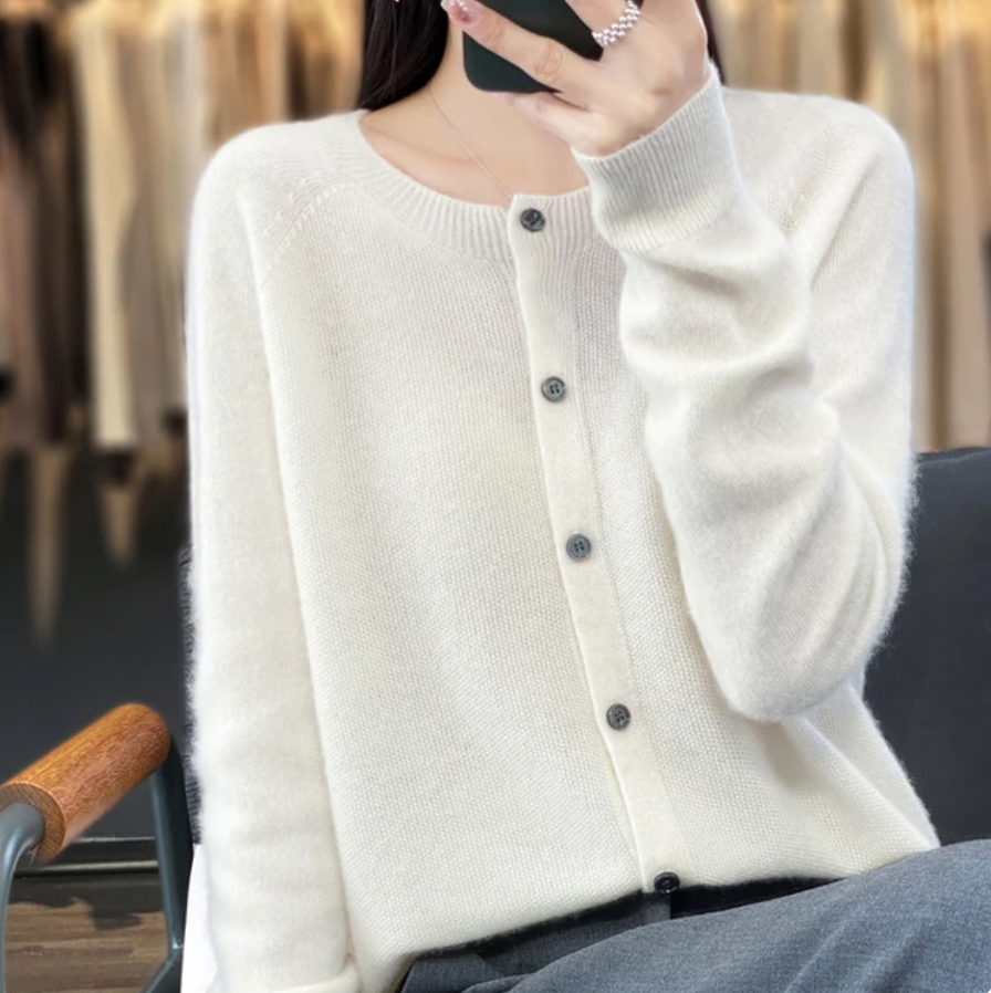 Angelika | Merinowolle Cardigans