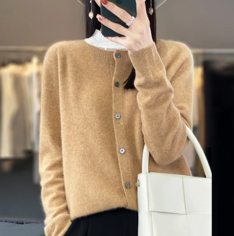 Angelika | Merinowolle Cardigans