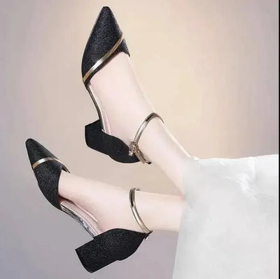 ZARINA – Schwarze High Heels für Frühling & Sommer