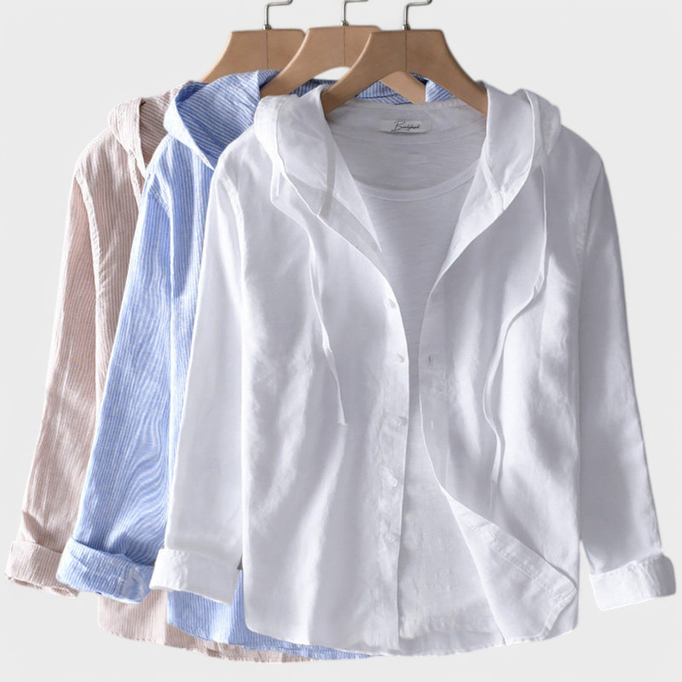CLARA – Baumwollbluse mit Kapuze