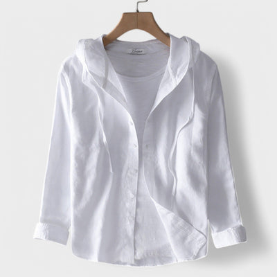 CLARA – Baumwollbluse mit Kapuze