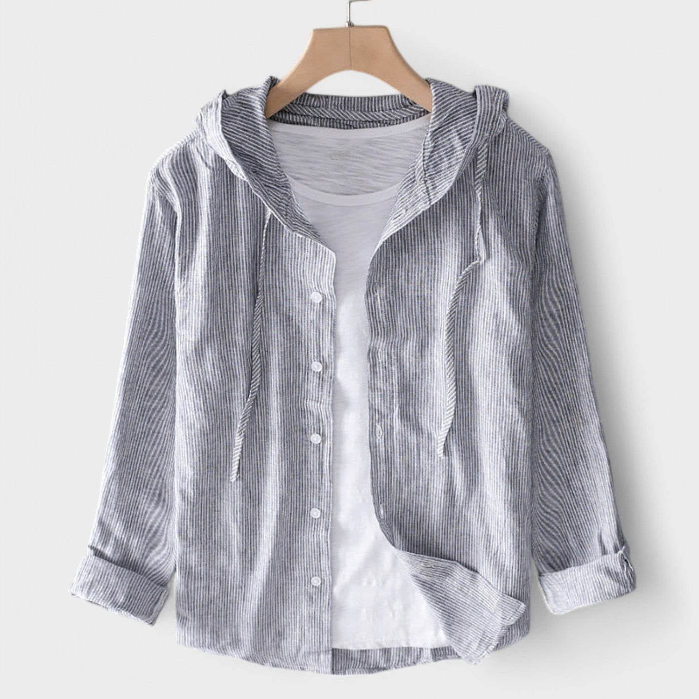 CLARA – Baumwollbluse mit Kapuze