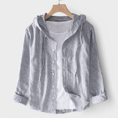 CLARA – Baumwollbluse mit Kapuze