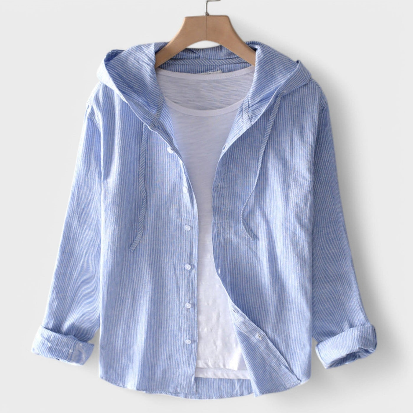CLARA – Baumwollbluse mit Kapuze
