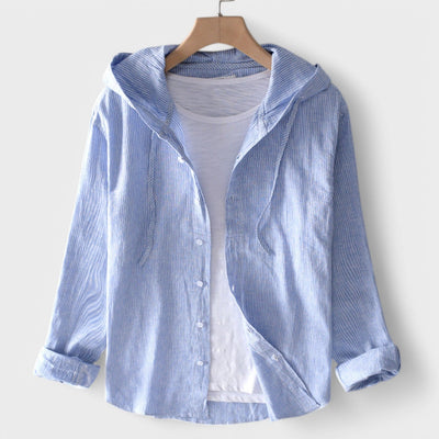 CLARA – Baumwollbluse mit Kapuze