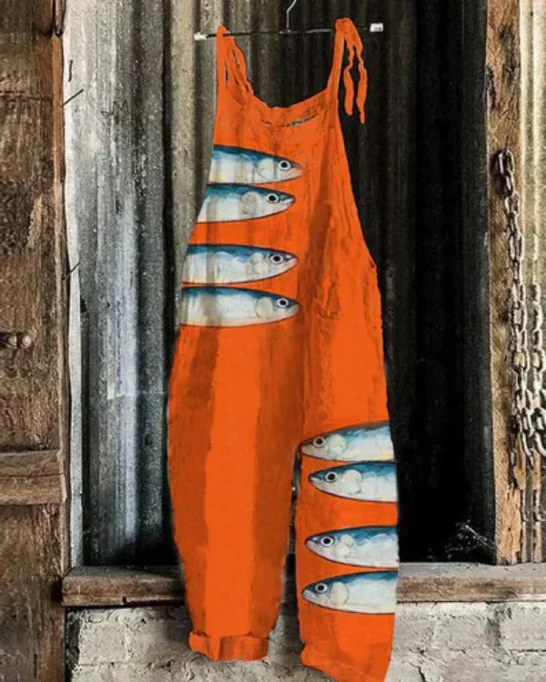 MILA – Ozean-Kombi mit Sardinenmuster