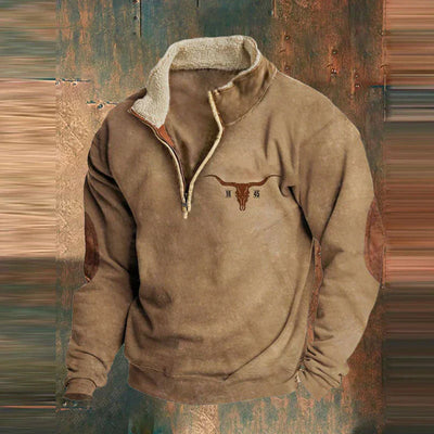 Daniel™ | Bequemer Quarter-Zip-Pullover