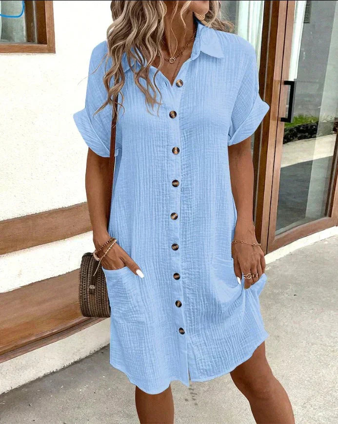 BEATRIZE – Lässiges Polo-Kleid