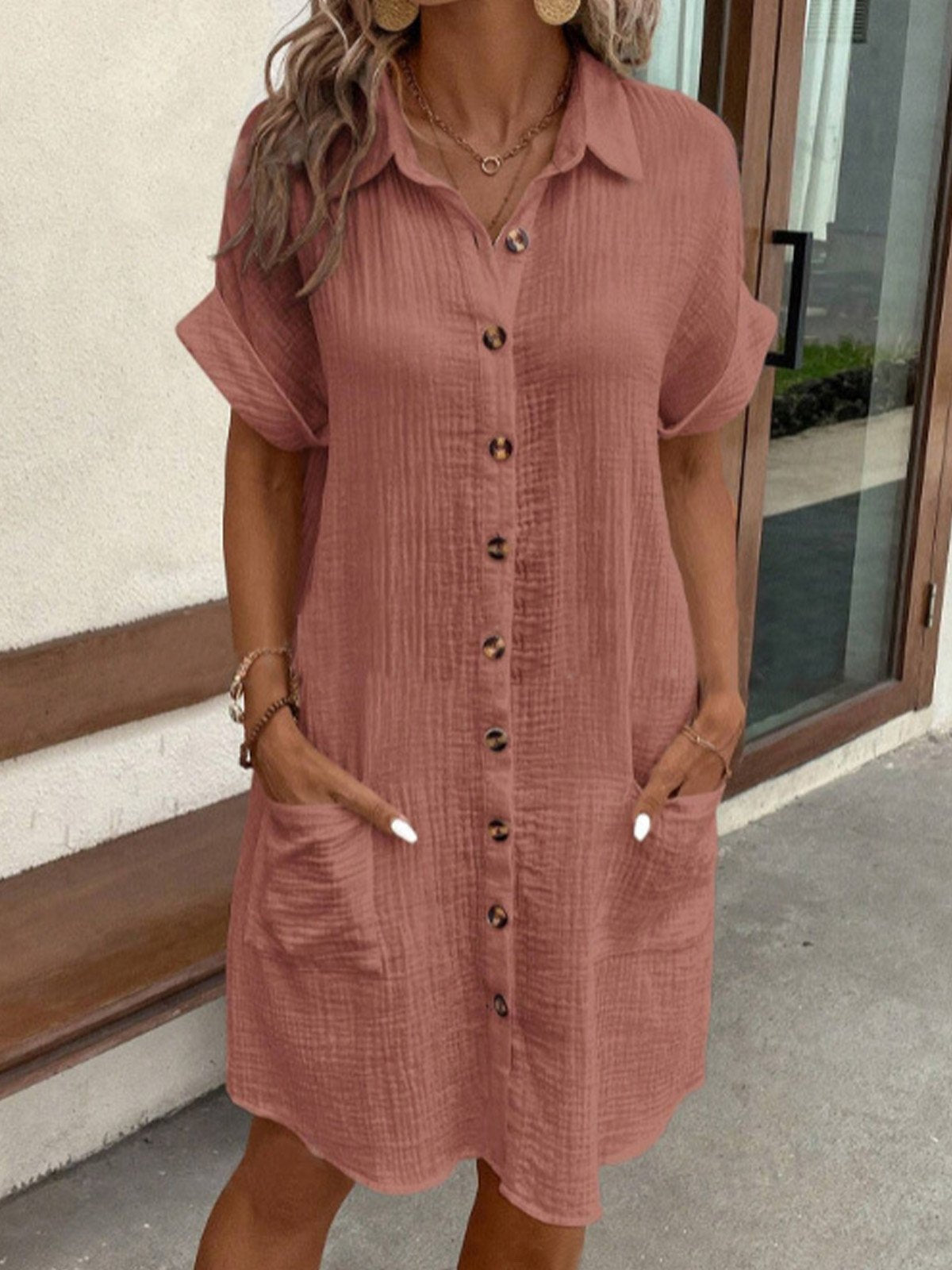 BEATRIZE – Lässiges Polo-Kleid