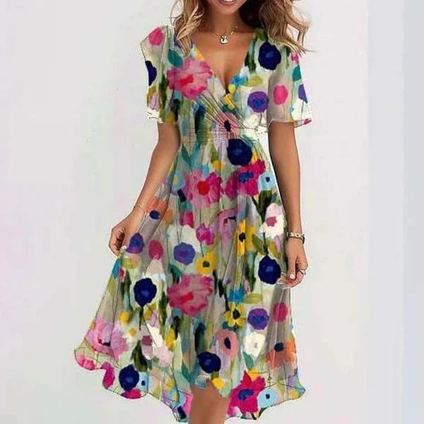 ARLINA – Mühelos elegantes Chiffonkleid