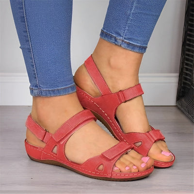 Ameli | Stilvolle Komfortsandalen mit Klettverschluss