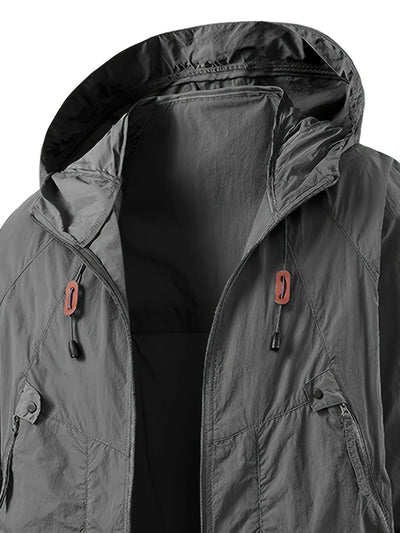 Carter | Wasserdichte Outdoor-Windjacke mit verstellbarer Kapuze