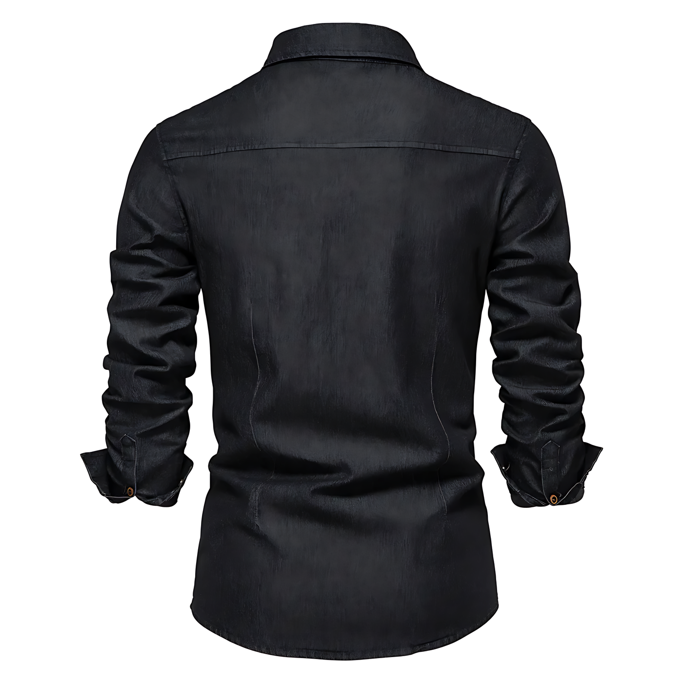Ruggiero™ - Herren Denim Baumwollhemd