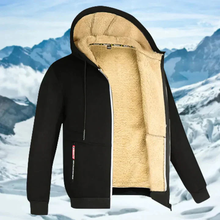 Gilben - Winterjacke für Herren mit Kapuze und Fleece-Futter