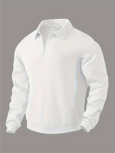 Oscar – Vintage-Zip-Pullover mit geometrischem Design