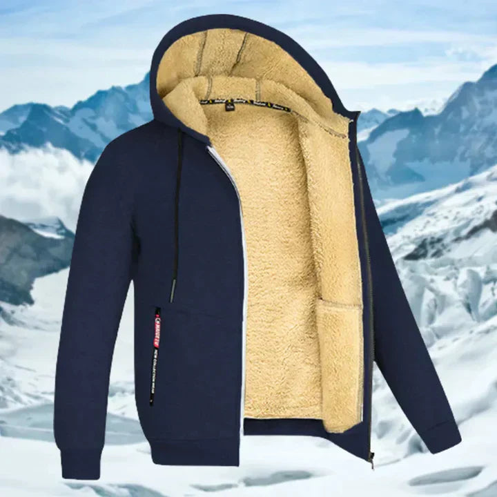 Gilben - Winterjacke für Männer mit Kapuze und Fleece-Futter