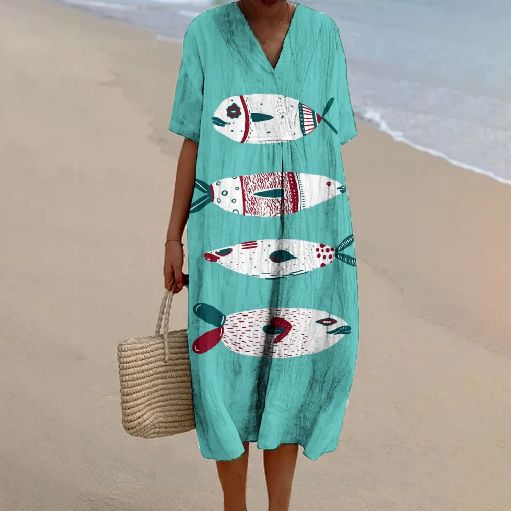 EMILY – Kurzes Boho-Sommerkleid