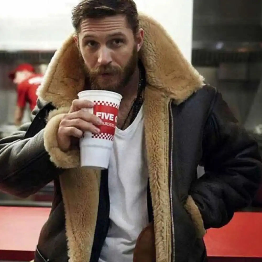 Maverick™ - Shearling-Lederjacke