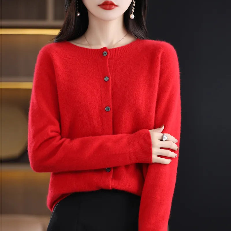 Angelika | Merinowolle Cardigans