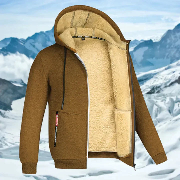 Gilben - Winterjacke für Herren mit Kapuze und Fleece-Futter