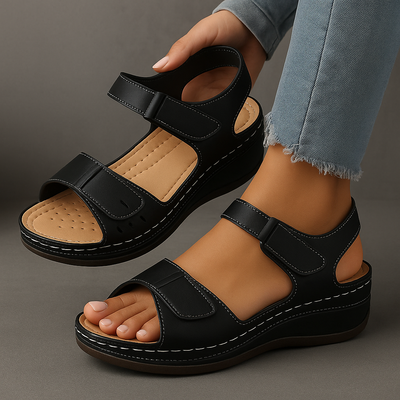 Veera™ orthopädische Sandalen mit Keilabsatz