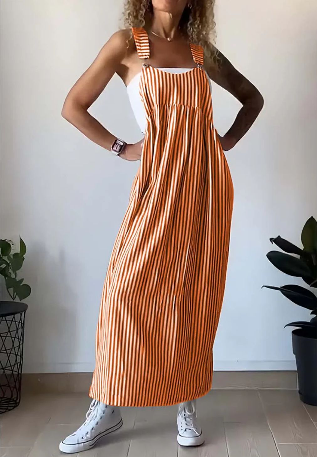 ALICE – Lässiger Jumpsuit mit Streifenmuster