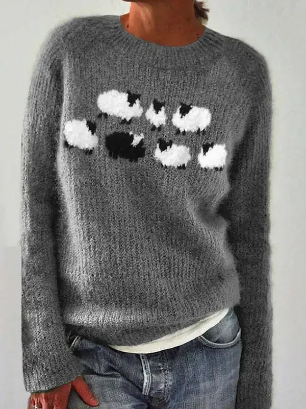 Barbara ♡ Retro-Pullover für den Herbst