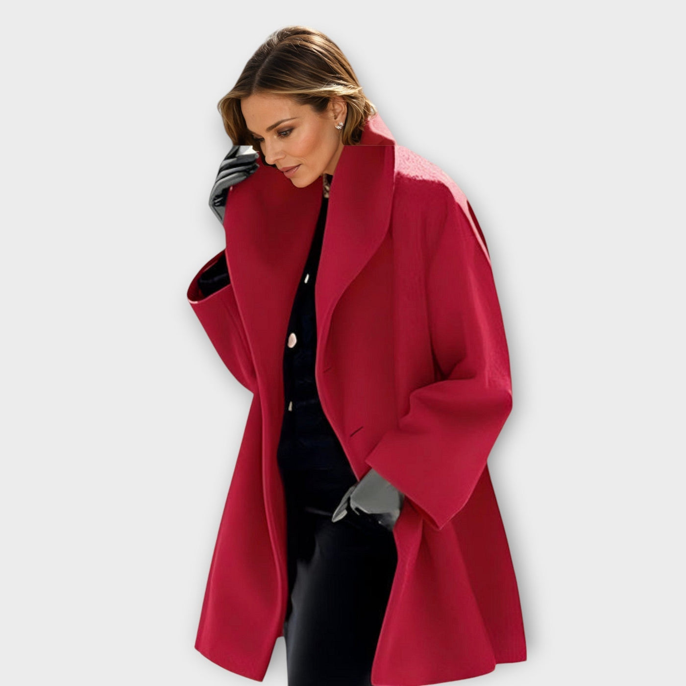 Emma | Premium Winddichter Wollmantel