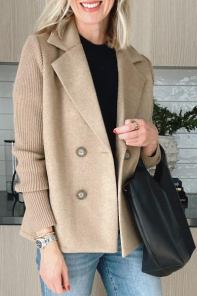 Amelia™ | Stilvoller Blazer mit Strickärmeln