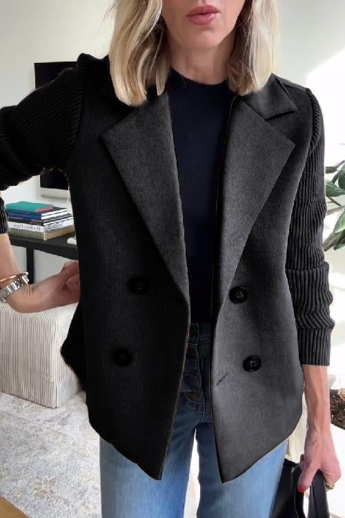 Amelia™ | Stylischer Blazer mit Strickärmeln