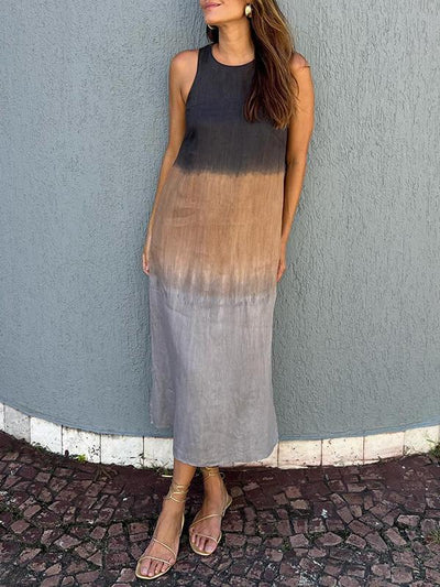 AMALIA – Maxikleid Natürlich