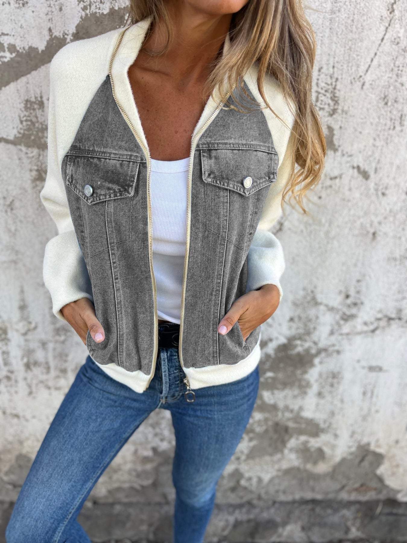 Zoe | Stilvolle Jeansjacke