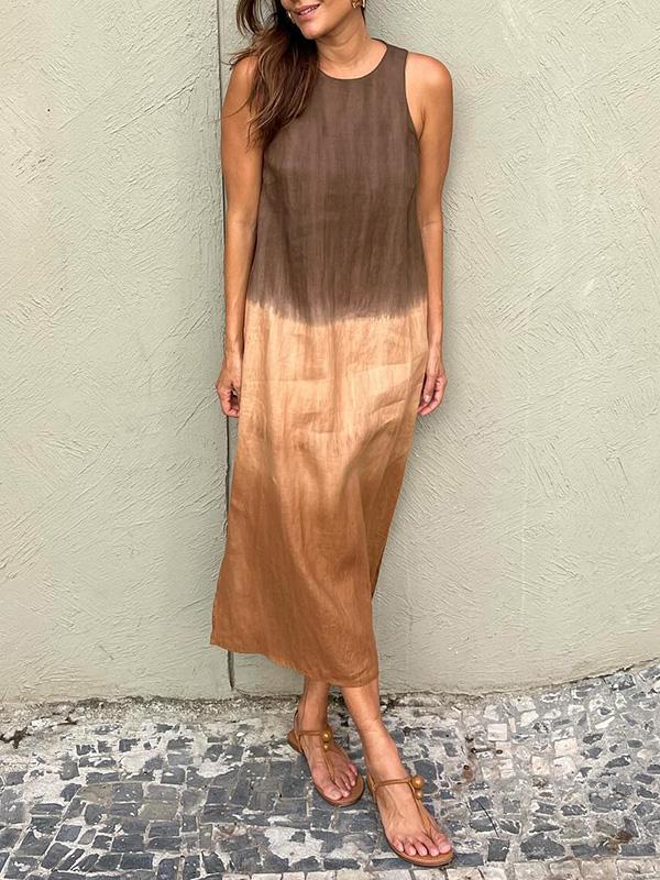 AMALIA – Maxikleid Natürlich