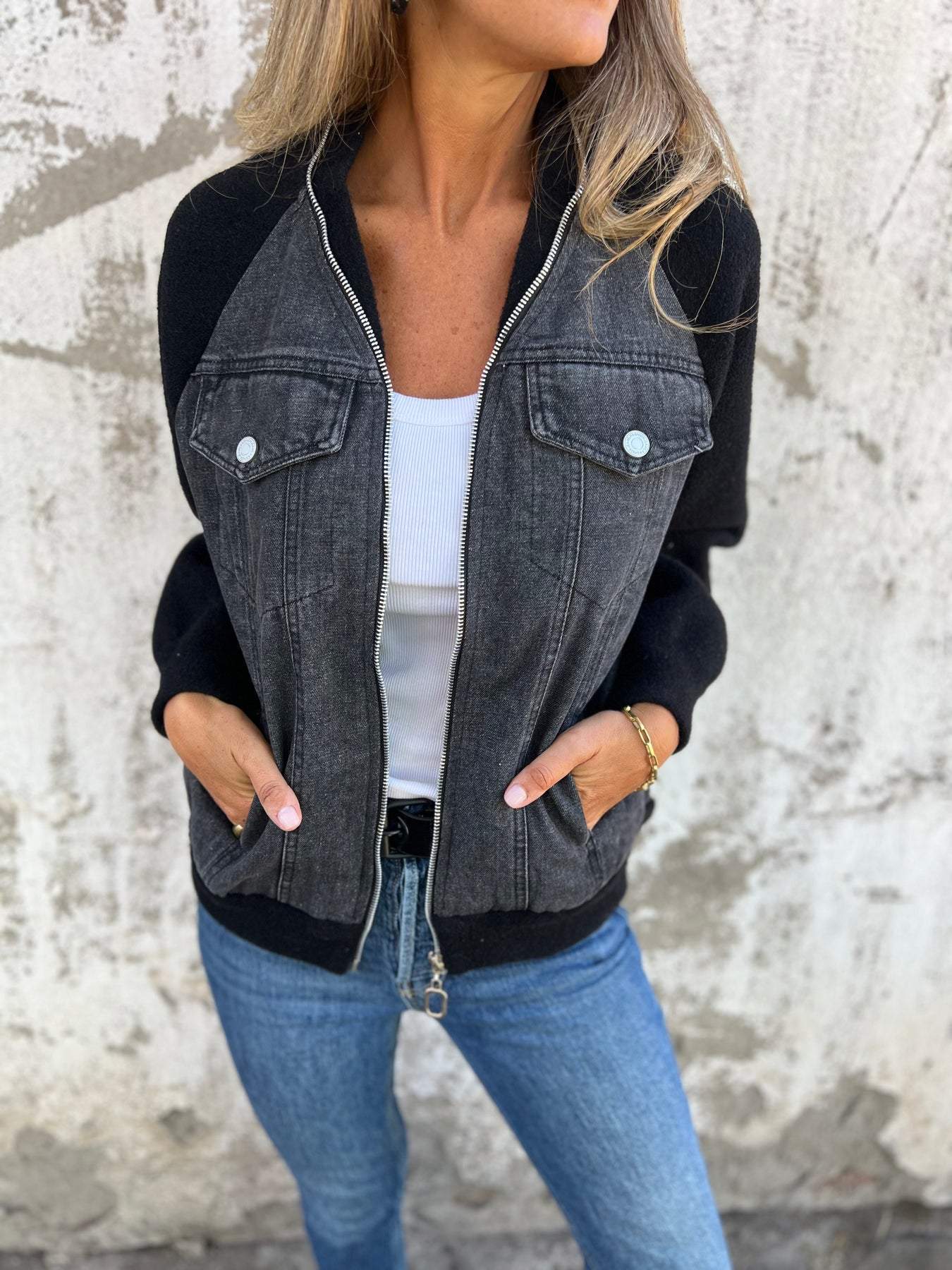 Zoe | Stilvolle Jeansjacke