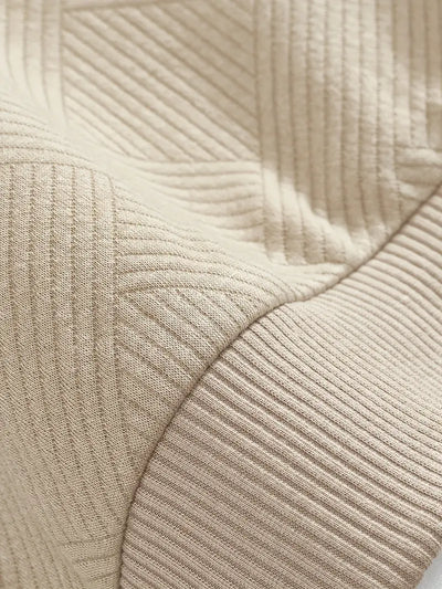 Oscar – Vintage-Zip-Pullover mit geometrischem Design