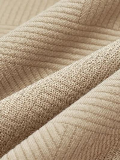 Oscar – Vintage-Zip-Pullover mit geometrischem Design